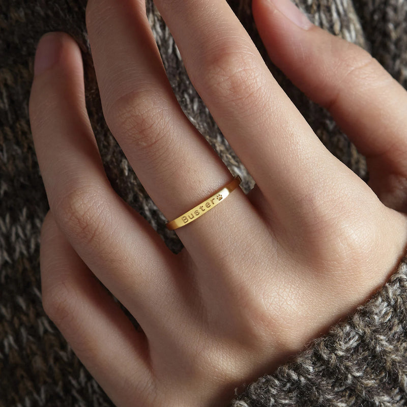 Pet Name Ring