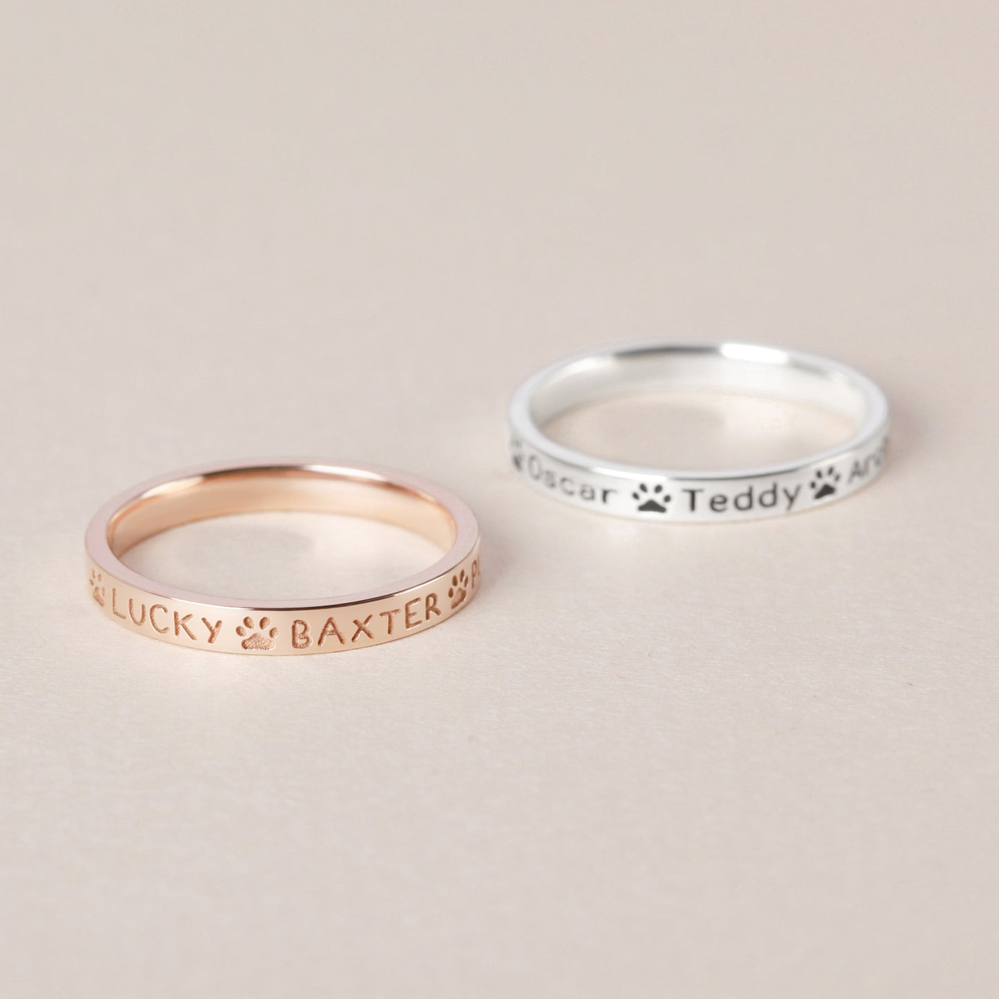 Pet Name Ring — Multiple Names