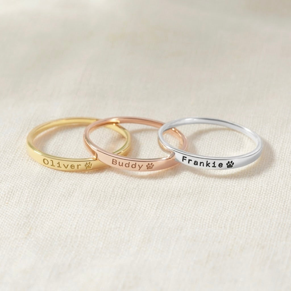 Pet Name Ring